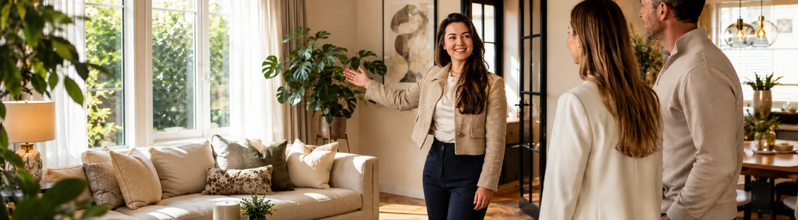 Sylvana geeft een rondleiding door een woning in Leeuwarden